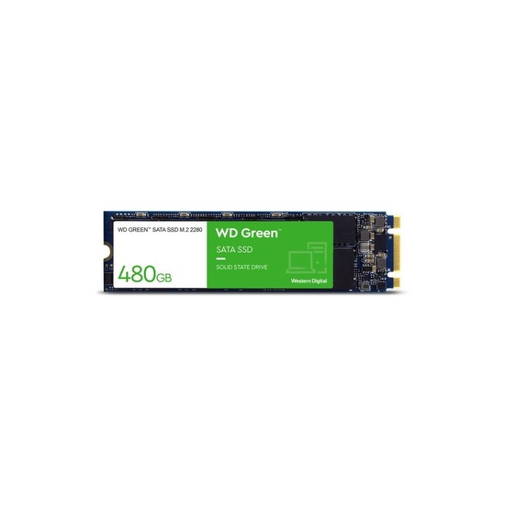 WD Green WDS480G3G0B-00BJF0 - SSD - 480 GB - interno - M.2 2280 - SATA 6Gb/s