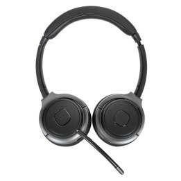 Targus AEH104GL - Cuffie con microfono - over ear - convertibile - Bluetooth - senza fili, cablato - jack 3,5 mm - isolamento d