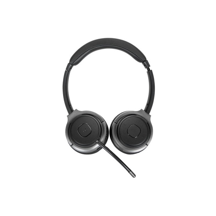 Targus AEH104GL - Cuffie con microfono - over ear - convertibile - Bluetooth - senza fili, cablato - jack 3,5 mm - isolamento d