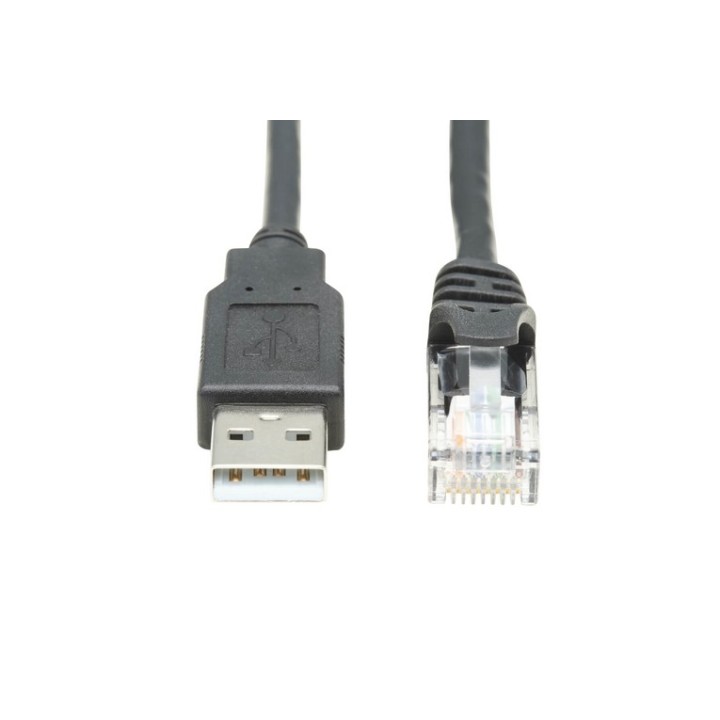Eaton Tripp Lite Series USB Type-A to RJ45 Rollover Console Cable, M/M, Black - 10 ft. - Cavo seriale - USB (M) a RJ-45 (F) - 3