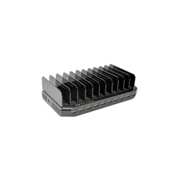Eaton Tripp Lite Series 10-Port USB Charging Station with Adjustable Storage, 12V 8A (96W) USB Charger Output, Schuko Power Cor