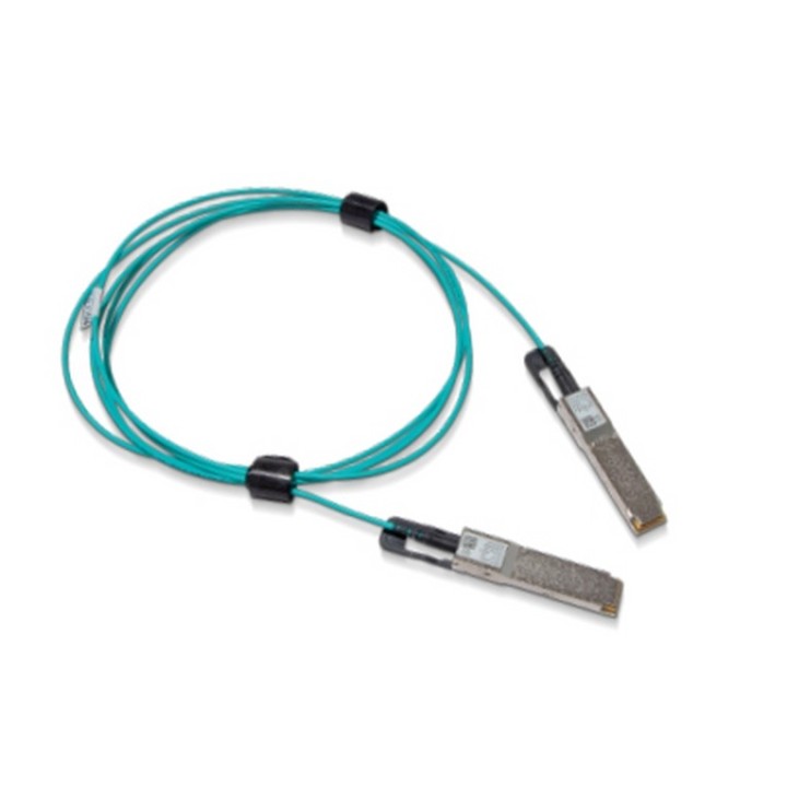 NVIDIA - Cavo ad attacco diretto 200GBase-AOC - QSFP56 a QSFP56 - 5 m - 5 m - fibra ottica - Active Optical Cable (AOC)