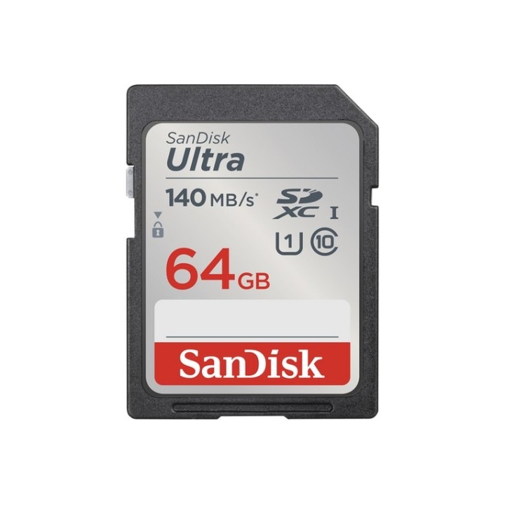 SanDisk Ultra - Scheda di memoria flash - 64 GB - Class 10 - UHS-I SDHC