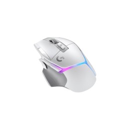 Logitech G G502 X PLUS - Mouse - ottica - 11 pulsanti - senza fili - 2.4 GHz - ricevitore USB Logitech LIGHTSPEED - bianco