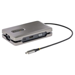 StarTech.com USB-C Multiport Adapter with USB-C DP Alt Mode Video Output / 4K HDMI 2.0 / VGA, USB-C Dual Monitor Docking Statio