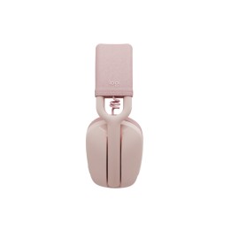 Logitech Zone Vibe 100 - Cuffie con microfono - dimensione completa - Bluetooth - senza fili - rosa