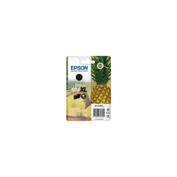 Epson 604XL - 8.9 ml - XL - nero - originale - blister - cartuccia d'inchiostro - per EPL 4200, Stylus Photo 2200, WorkForce WF