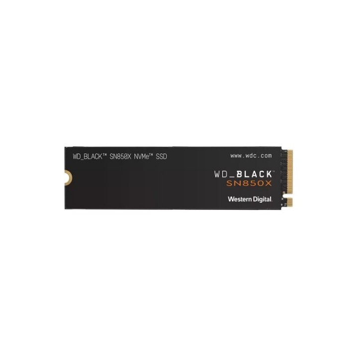 WD_BLACK SN850X WDS100T2X0E - SSD - crittografato - 1 TB - interno - M.2 2280 - PCIe 4.0 x4 (NVMe) - TCG Opal Encryption 2.01 -