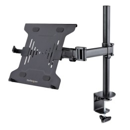 StarTech.com Braccio Notebook per Scrivania, Monitor 34" - Laptop (4,5kg) - Kit montaggio (cassetto, braccio snodato, morsetto 
