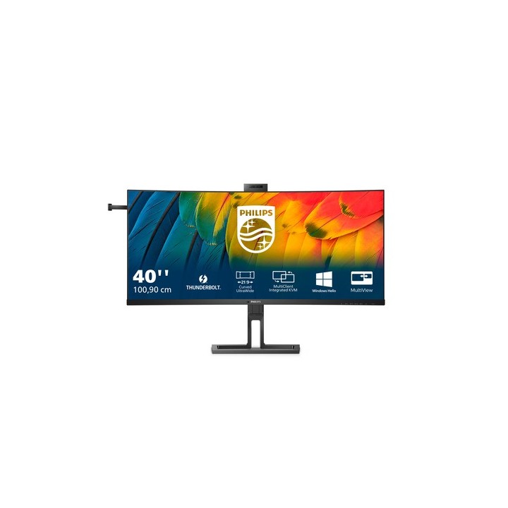 Philips 40B1U6903CH - 6000 Series - monitor a LED - curvato - USB - 39.7" - 5120 x 2160 WUHD @ 75 Hz - IPS - 300 cd/m² - 1000:1
