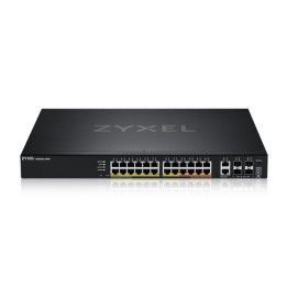 Zyxel XGS2220 Series XGS2220-30HP - Switch - accesso GbE L3 a 24 porte, NebulaFLEX Cloud, con 6 uplink 10 G - gestito - 16 x 10