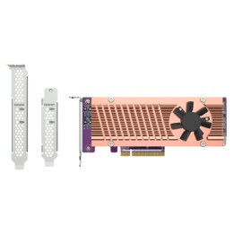 QNAP QM2-2P-384A - Storage controller - PCIe 3.0 - profilo basso - PCIe 3.0 x8 - per QNAP QGD-1600