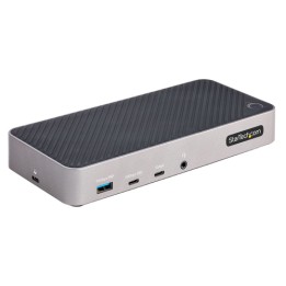 StarTech.com Docking Station USB-C per Tre Monitor HDMI/DP 4K, 5x USB - Docking station - USB-C - 1GbE