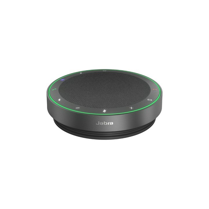 Jabra Speak2 75 MS - Vivavoce a mani libere - Bluetooth - senza fili - USB-A, USB-C - grigio scuro - Certificato per Microsoft 