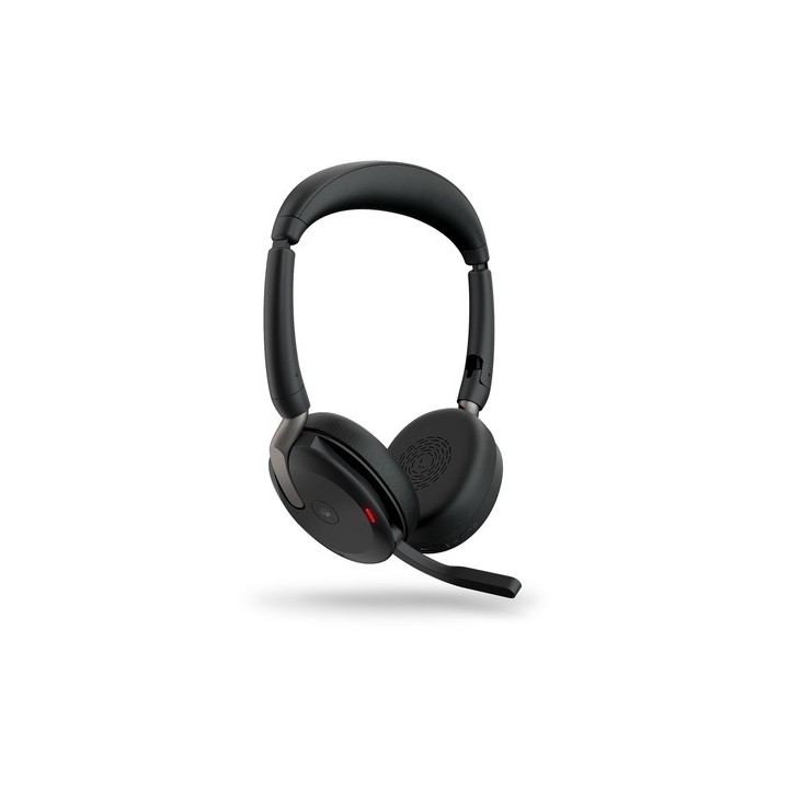 Jabra Evolve2 65 Flex MS Stereo - Cuffie con microfono - over ear - Bluetooth - senza fili - eliminazione rumore attivata - USB