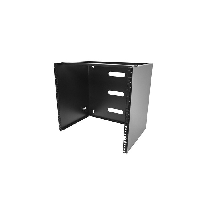 StarTech.com Staffa Rack 19" 10U a Parete per Patch Panel Profondità 35cm - Staffa di montaggio per dispositivo di rete - monta