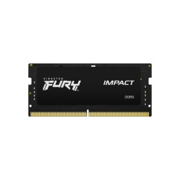 Kingston FURY Impact - DDR5 - modulo - 16 GB - SO DIMM 262-pin - 6000 MT/s / PC5-48000 - CL38 - 1.35 V - senza buffer - on-die 