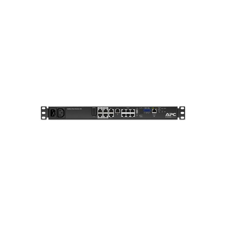 APC NetBotz Rack Monitor 250 - Dispositivo di monitoraggio ambientale - 100Mb LAN - montabile in rack - Compatibile TAA