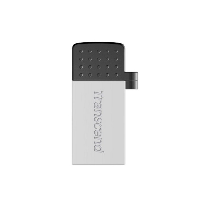 Transcend JetFlash Mobile 380 - Chiavetta USB - 16 GB - USB 2.0 - argento