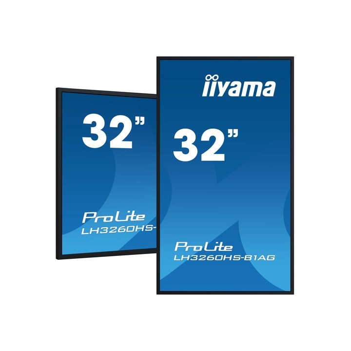 iiyama ProLite LH3260HS-B1AG - 32" Categoria diagonale (31.5" visualizzabile) Display LCD retroilluminato a LED - segnaletica d