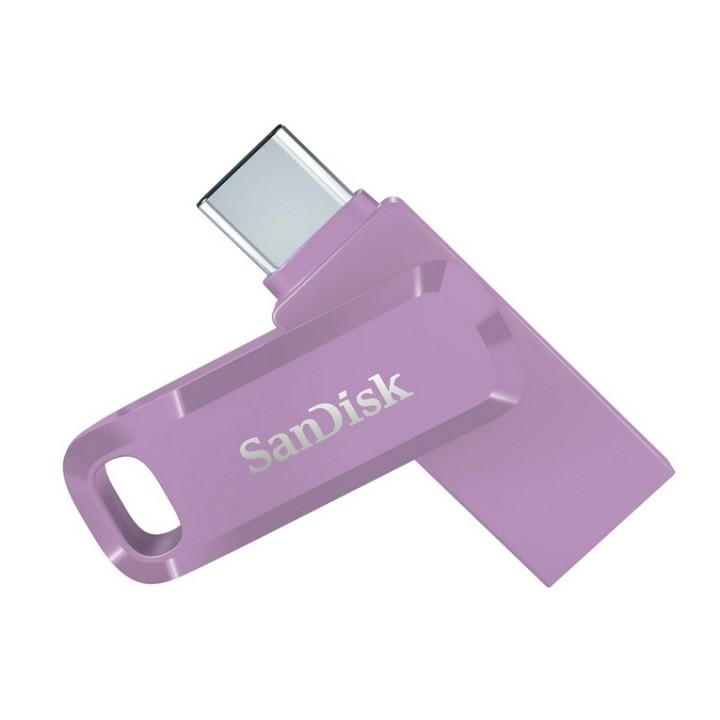 SanDisk Ultra Dual Drive Go - Chiavetta USB - 64 GB - USB 3.2 Gen 1 / USB-C - lavanda