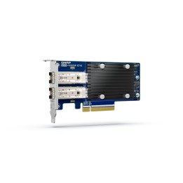 QNAP QXG-10G2SF-X710 - Adattatore di rete - PCIe 3.0 x8 profilo basso - 10 Gigabit SFP+ x 2 - per P/N: SFP1G-SX-85