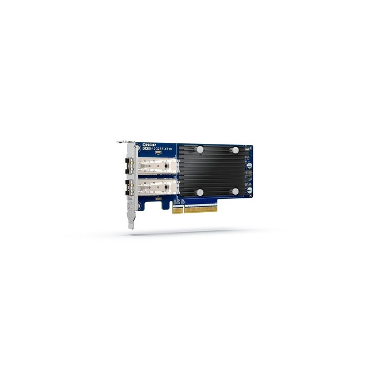 QNAP QXG-10G2SF-X710 - Adattatore di rete - PCIe 3.0 x8 profilo basso - 10 Gigabit SFP+ x 2 - per P/N: SFP1G-SX-85