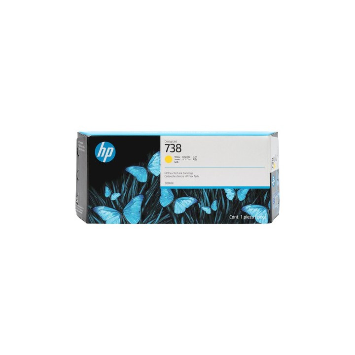 HP 738 - 300 ml - giallo - originale - DesignJet - cartuccia d'inchiostro - per DesignJet T950, XT950