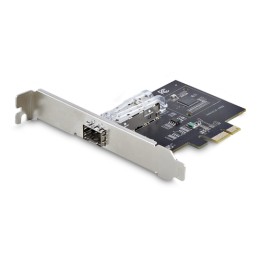 Startech Scheda di rete SFP GbE a 1 porta, PCIe 2.1 x1, Intel I210-IS - Adattatore di rete - PCIe 2.0 - Gigabit SFP x 1 - nero