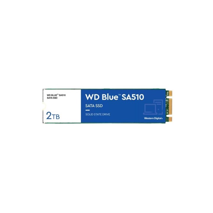 WD Blue SA510 WDS200T3B0B-00C7C0 - SSD - 2 TB - interno - M.2 2280 - SATA 6Gb/s