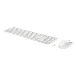 HP 655 - Set mouse e tastiera - senza fili - 2.4 GHz - italiana - bianco
