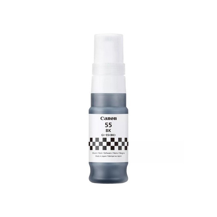 Canon GI 55 BK - 70 ml - nero - originale - confezione da appendere - ricarica inchiostro - per MAXIFY GX1050, GX2050