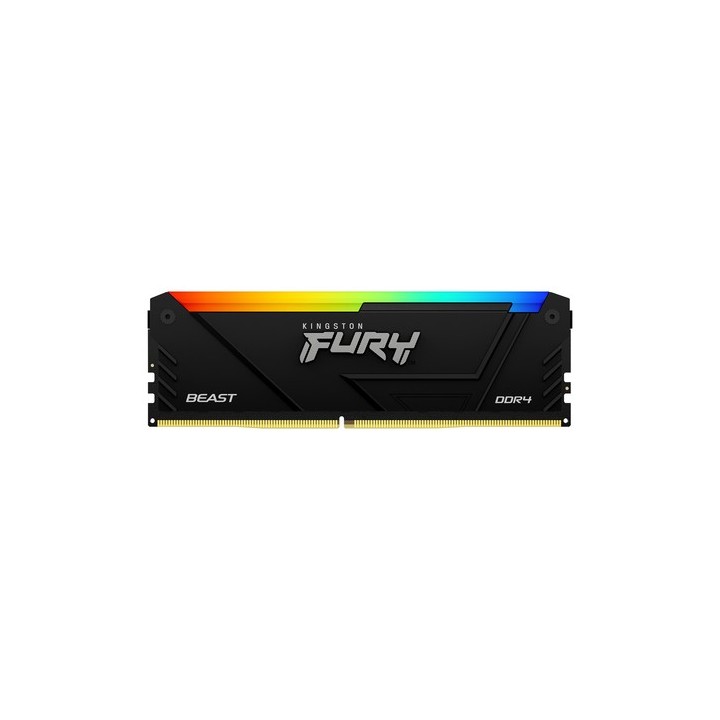 Kingston FURY Beast RGB - DDR4 - modulo - 16 GB - DIMM 288-PIN - 3200 MT/s - CL16 - 1.35 V - senza buffer - non ECC - nero
