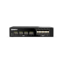 QNAP QSW-M7308R-4X - Switch - gestito - 4 x 100 Gigabit QSFP28 + 8 x 25 Gigabit SFP28 - montabile su rack