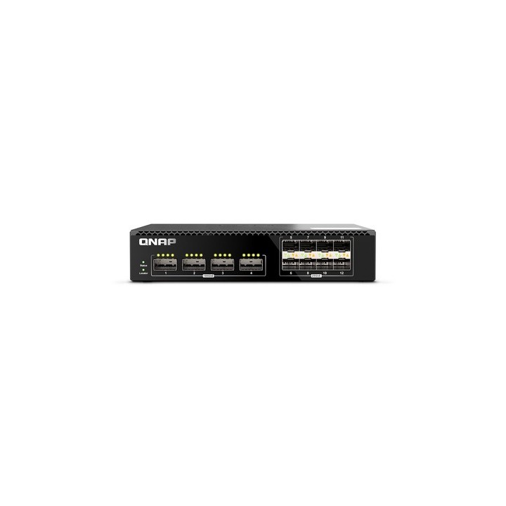 QNAP QSW-M7308R-4X - Switch - gestito - 4 x 100 Gigabit QSFP28 + 8 x 25 Gigabit SFP28 - montabile su rack