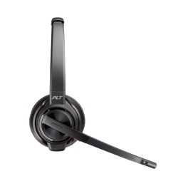 Poly Savi 8220 UC DECT 1880-1900 MHz USB-A Headset EMEA - INTL English - Euro plug - Replaces Poly SKU 209215-02