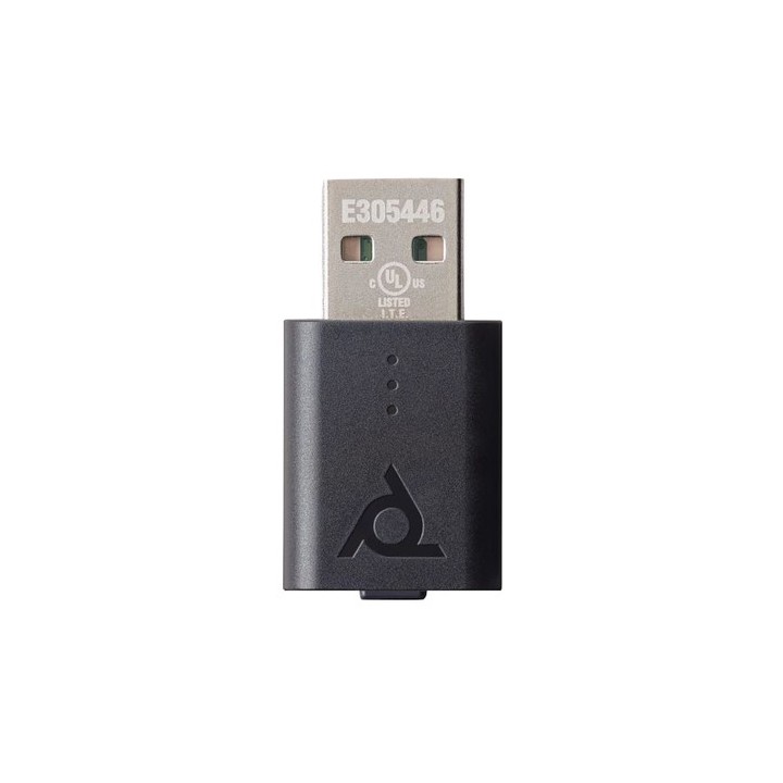 Poly Savi D400 UC Microsoft Teams Certified DECT 1880-1900 MHz Dongle EMEA - INTL English - Euro plug - Replaces Poly SKU 8-221