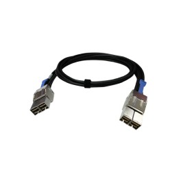 QNAP CAB-PCIE10M-8644-8X - Cavo esterno SAS - 36 pin 8 x SFF-8644 (M) a 36 pin 8 x SFF-8644 (M) - 1 m - nero