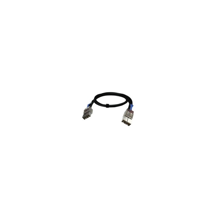 QNAP CAB-PCIE10M-8644-8X - Cavo esterno SAS - 36 pin 8 x SFF-8644 (M) a 36 pin 8 x SFF-8644 (M) - 1 m - nero