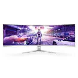 Philips Evnia 8000 49M2C8900L - Monitor OLED - gaming - curvato - 49" (48.9" visualizzabile) - 5120 x 1440 Dual Quad HD @ 144 H