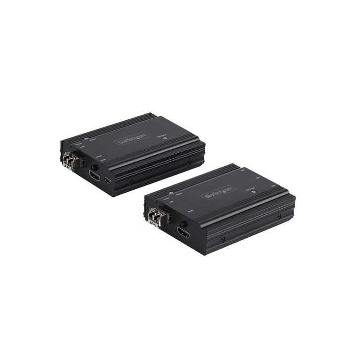 StarTech.com Extender HDMI Fibra Ottica - Kit trasmettitore/ricevitore video HDMI e USB 4K - 300m (MultiModale) - Estensore HDM