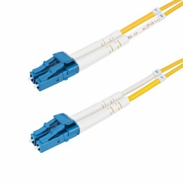 StarTech.com Cavo in fibra ottica duplex monomodale OS2 da LC a LC da 5m - Cavo patch - modalità singola LC/UPC (M) a modalità 