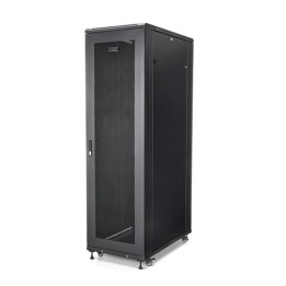 Startech Armadio rack per server 42U 19" - Profondità Regolabile - Rack cabinet - A pavimento - nero - 42U - 19"