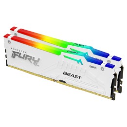 Kingston FURY Beast RGB - DDR4 - kit - 64 GB: 2 x 32 GB - DIMM 288-PIN - 6400 MHz / PC5-51200 - CL32 - 1.4 V - senza buffer - o