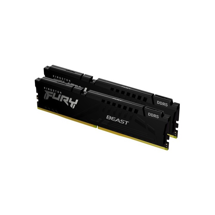 Kingston FURY Beast - DDR5 - kit - 32 GB: 2 x 16 GB - DIMM 288-PIN - 6800 MHz / PC5-54400 - CL34 - 1.4 V - senza buffer - on-di