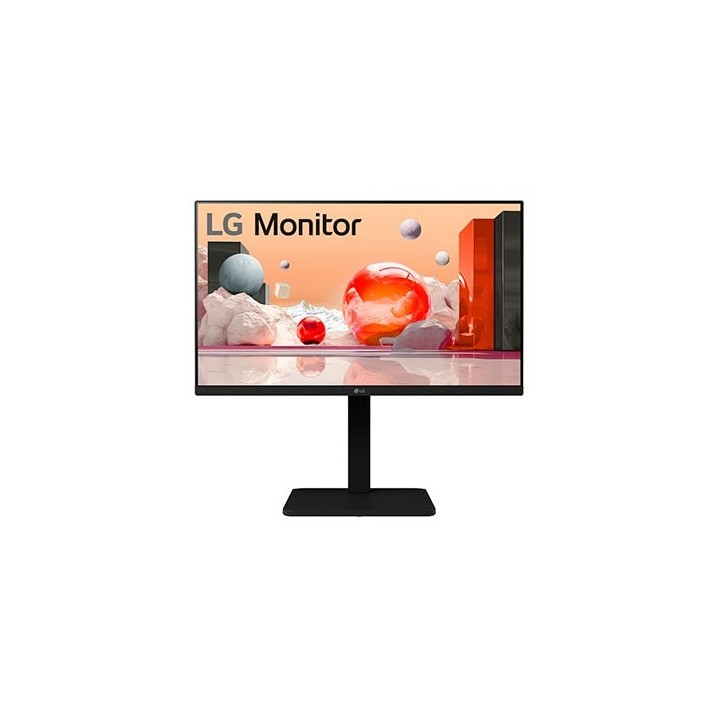 LG 24BA450-B - Monitor a LED - 24" (23.8" visualizzabile) - 1920 x 1080 Full HD (1080p) @ 100 Hz - IPS - 250 cd/m² - 1300:1 - 5
