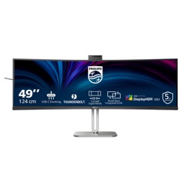 Philips 49B2U6903CH - 6000 Series - monitor a LED - curvato - 49" (48.8" visualizzabile) - 5120 x 1440 SuperWide @ 100 Hz - VA 
