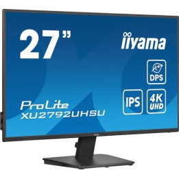 iiyama ProLite XU2792UHSU-B6 - Monitor a LED - 27" - 3840 x 2160 4K @ 60 Hz - IPS - 350 cd/m² - 1300:1 - 4 ms - HDMI, DisplayPo