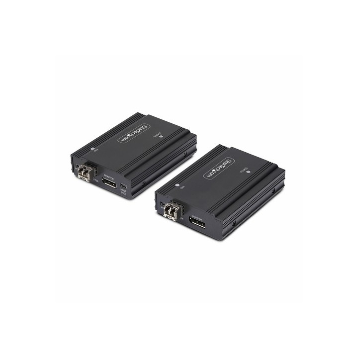 StarTech.com KVM Extender DisplayPort su fibra, 4K 60Hz, fino a 300m - Prolunga video/audio/USB - DisplayPort - fino a 300 m - 