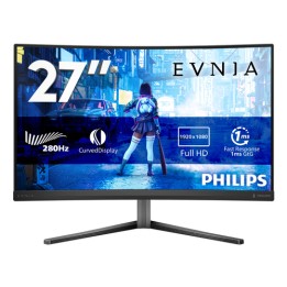 Philips Evnia 5000 27M2C5200W - Monitor a LED - gaming - curvato - 27" - 1920 x 1080 Full HD (1080p) @ 280 Hz - Fast VA - 300 c